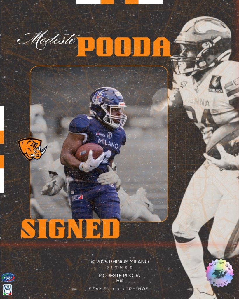 Modeste Pooda Rhinos Milano IFL 2025